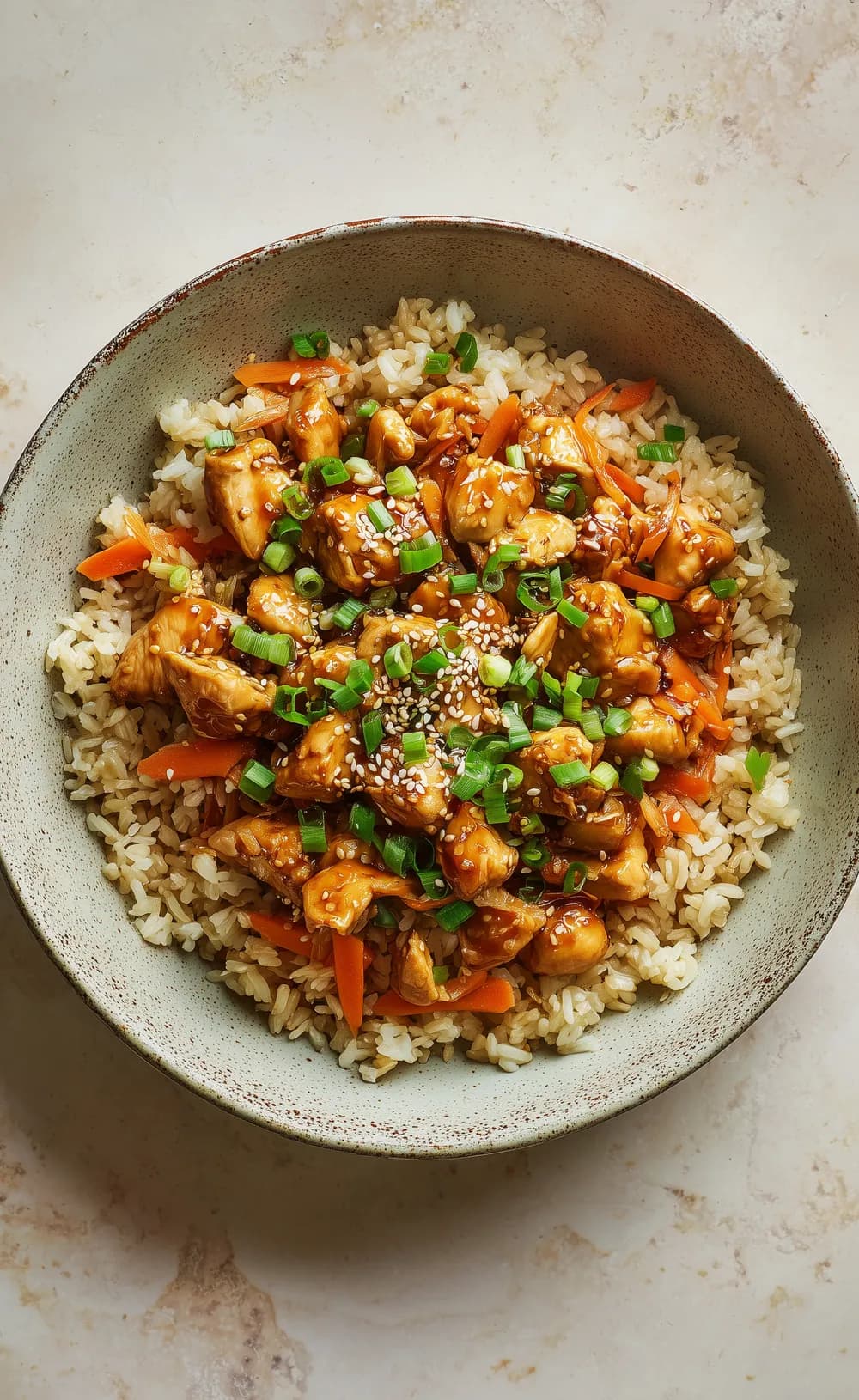 Honey Garlic Chicken & Rice